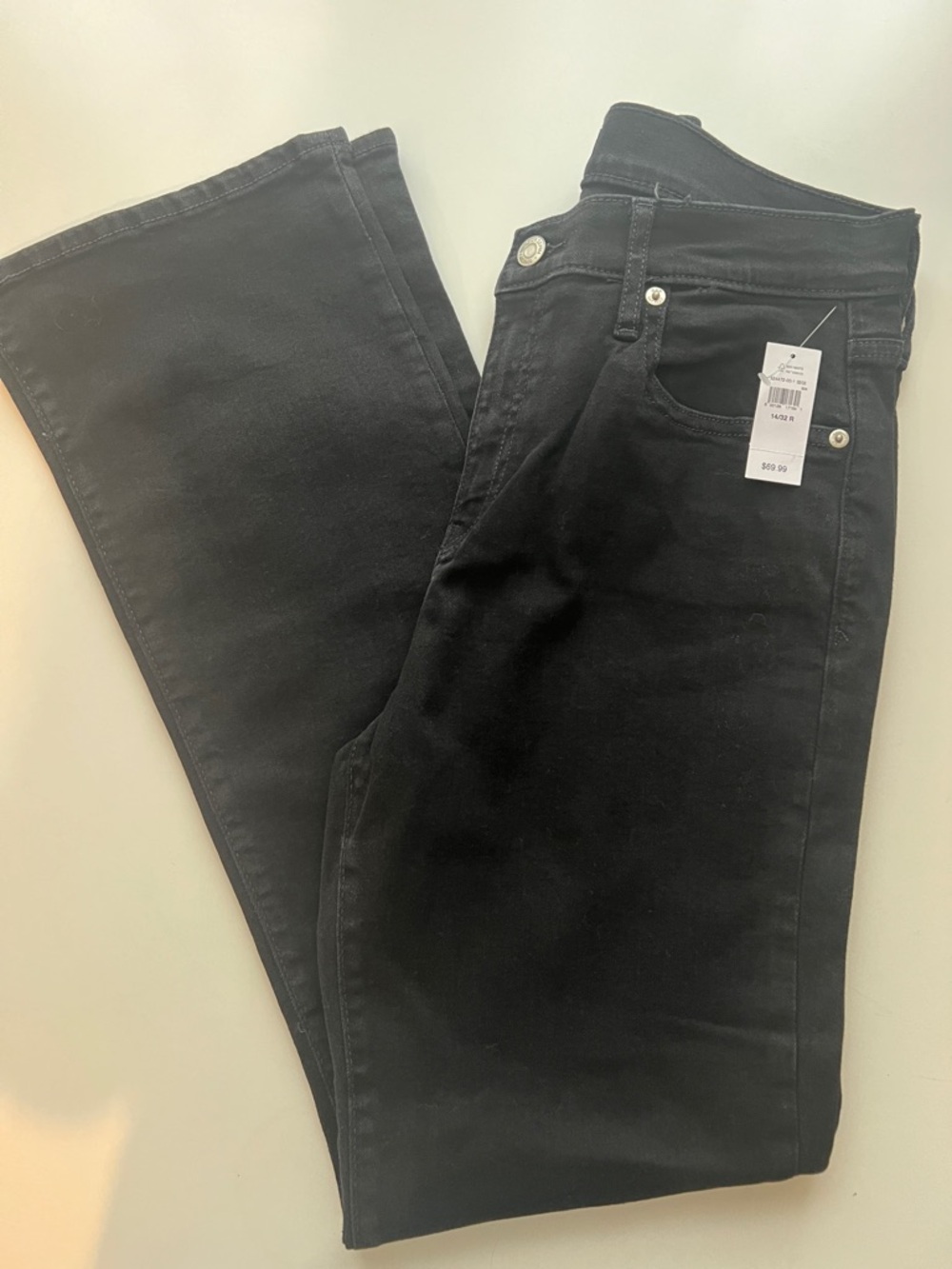 GAP Black baby boot jeans